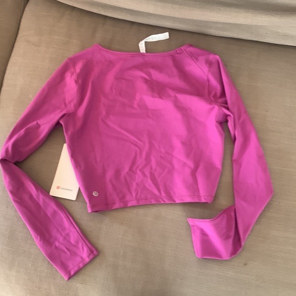 Lululemon Wunder Train Cropped LS - Picture 5 of 6